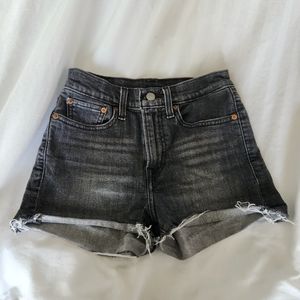 Levi's High Waisted Denim Shorts